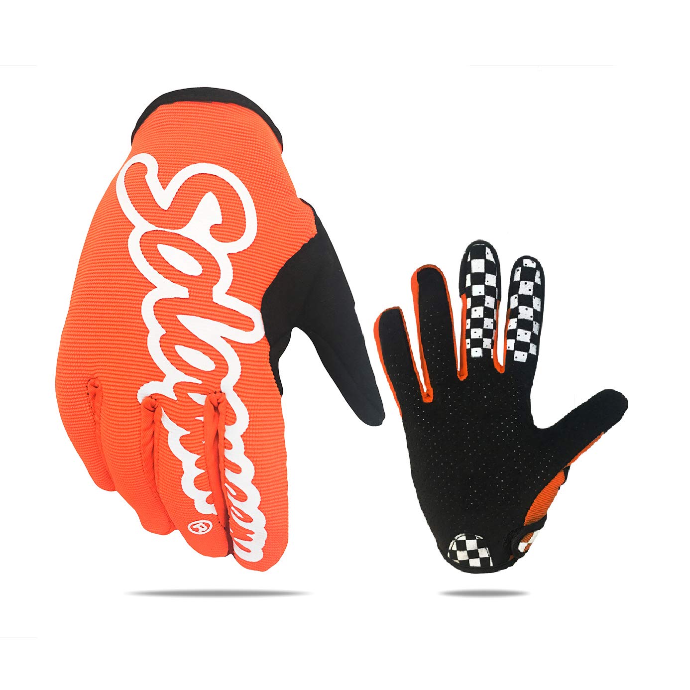 Solo Queen Sim-Racing Gloves For Simulator Steering Wheel Games And Karting Glove (Orange, L)