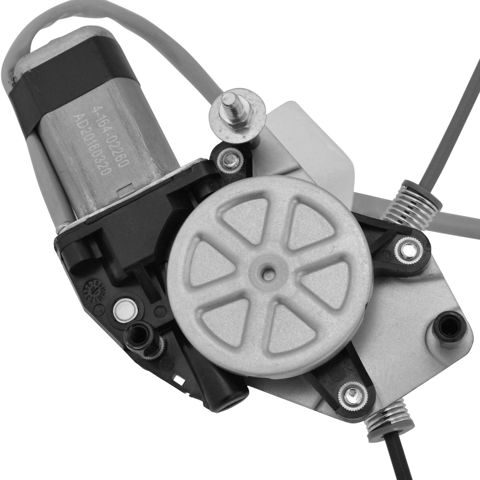 Trq Front Right Power Window Regulator & Motor Assembly Passenger Side Compatible With 1998-2002 Honda Accord Ho1351106