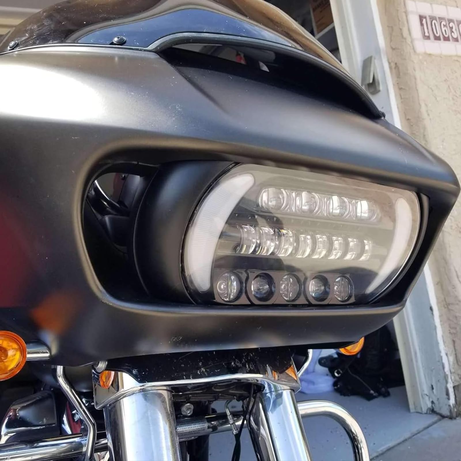 Atubeix Headlight Led Road Glide Motorcycle, Daytime Running Side Lights For 2015 2016 2017 2018 2019 2020 2021 2022 2023 Headla