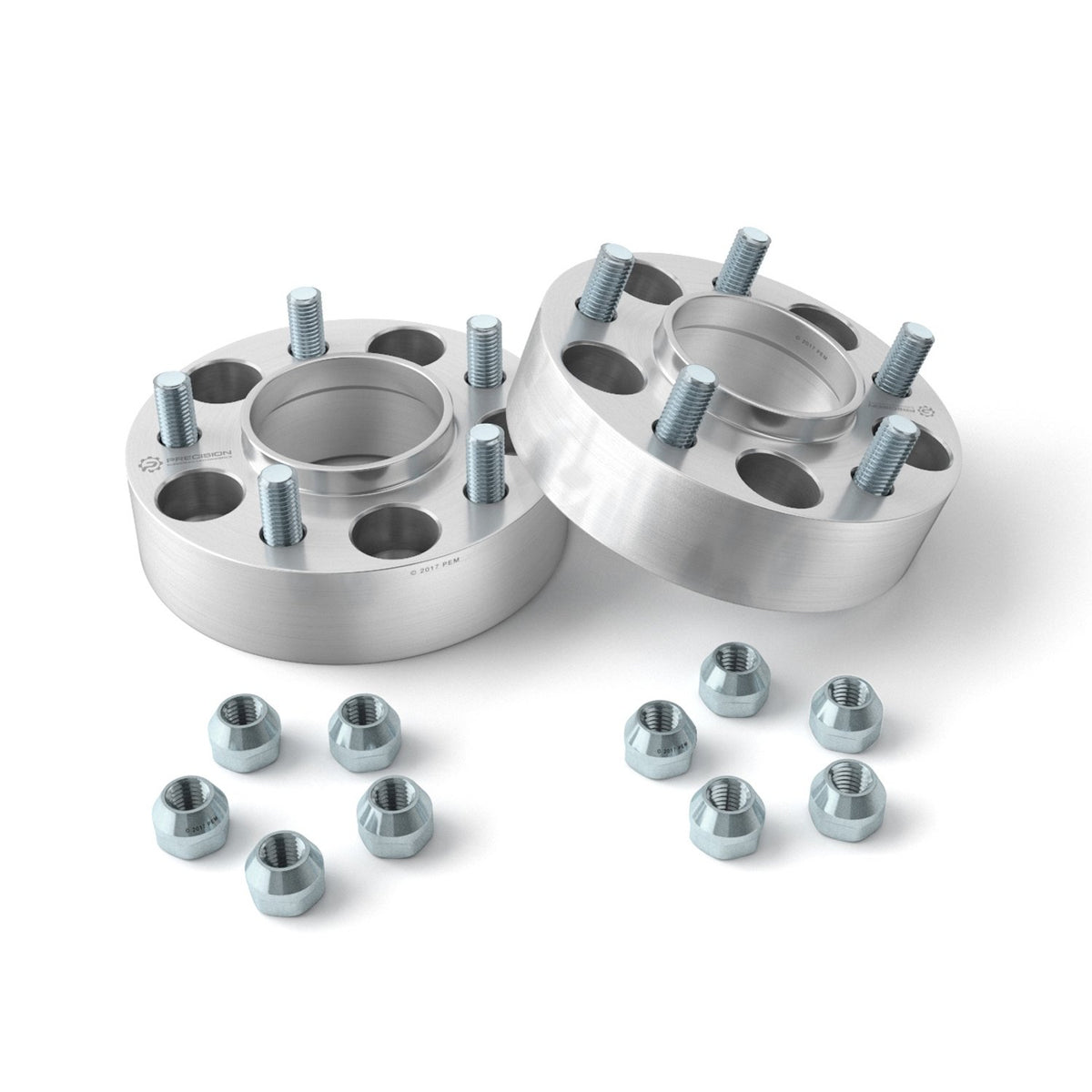 38mm (1.5 inch) Hubcentric 5x114.3 Wheel Spacers (64.1mm bore, 12x1.5 Studs) Compatible with Acura Honda ILX RL RSX TLX TSX Inte