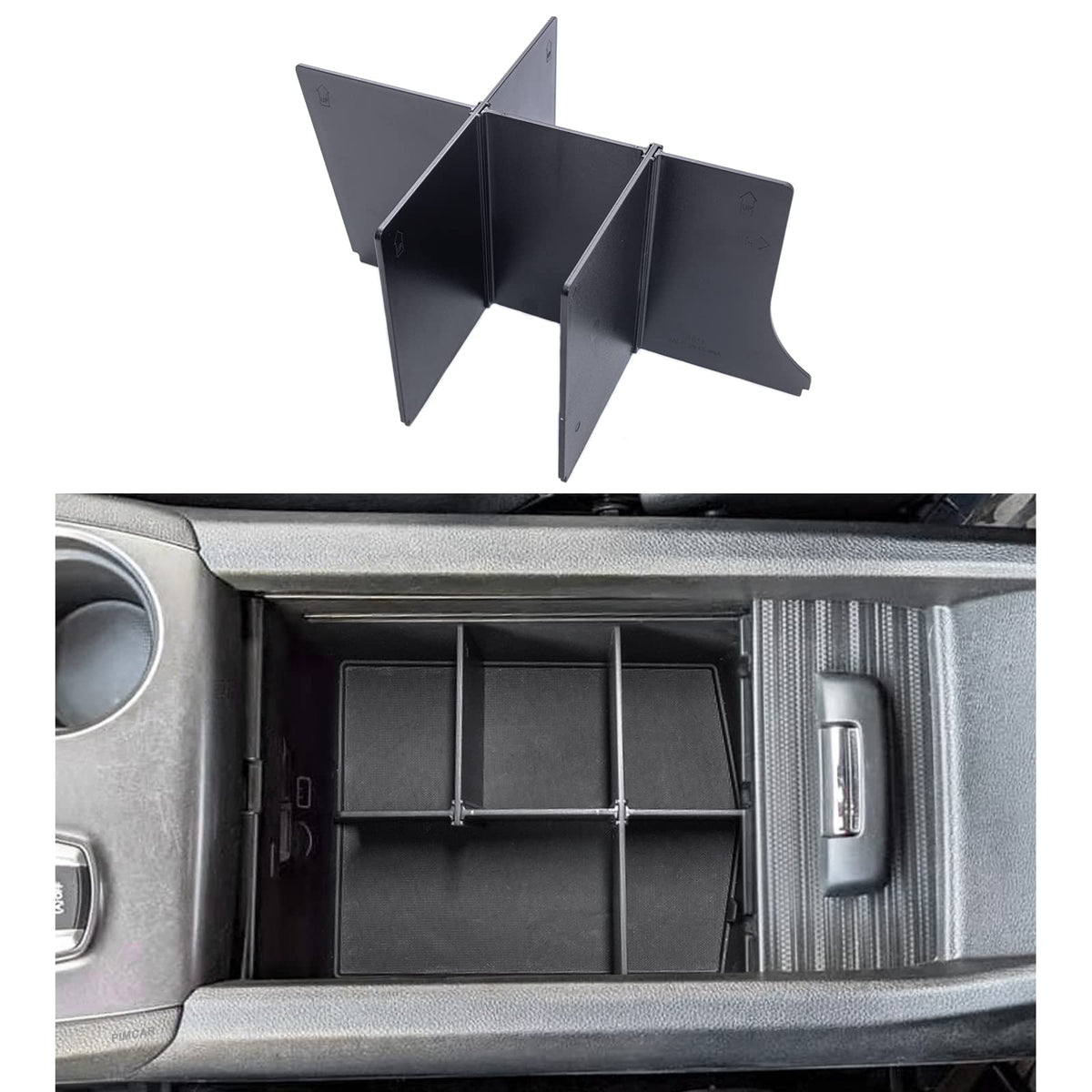Pimcar Compatible With Honda Pilot 2016-2022/Honda Ridgeline 2017-2023/Honda Passport 2019-2023 Center Console Organizer Insert
