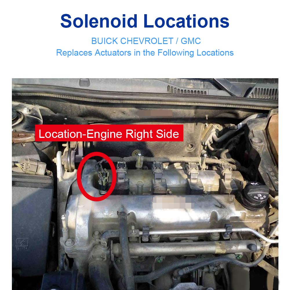 Wmphe Vvt Solenoid Intake & Exhaust Camshaft Position Actuator Solenoid Valve Kit Compatible With Chevy Hhr Malibu Cobalt Gmc Buick Pontiac Saab Saturn 2.0L 2.2L 2.4L Replacement For 12655421 12655420