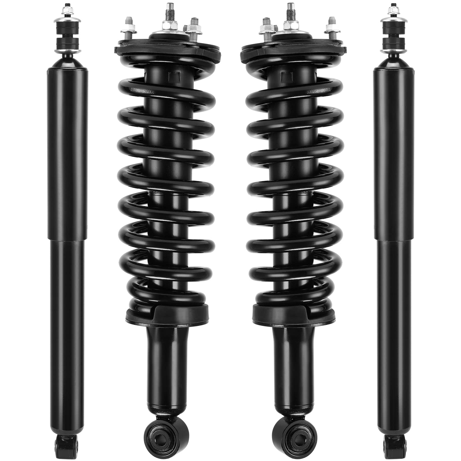 Autosaver88 Front & Rear Pair Complete Quick Struts Shocks Compatible With 2000-2006 Tundra