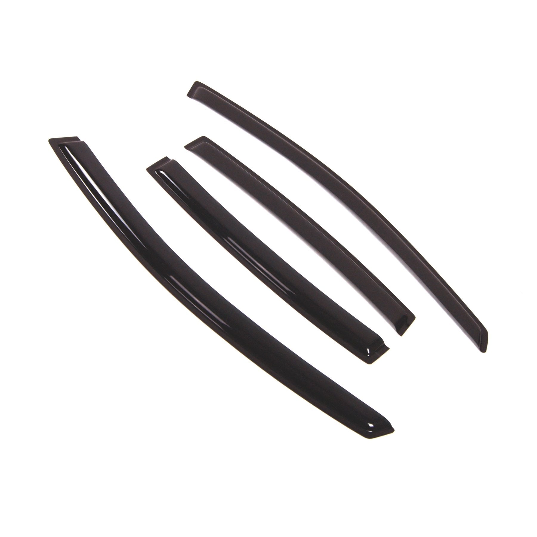 Tuningpros Outside Mount Window Vent Visors Rain Guards Compatible With Nissan Sentra Sedan 2007-2012 | Side Window Wind Deflect