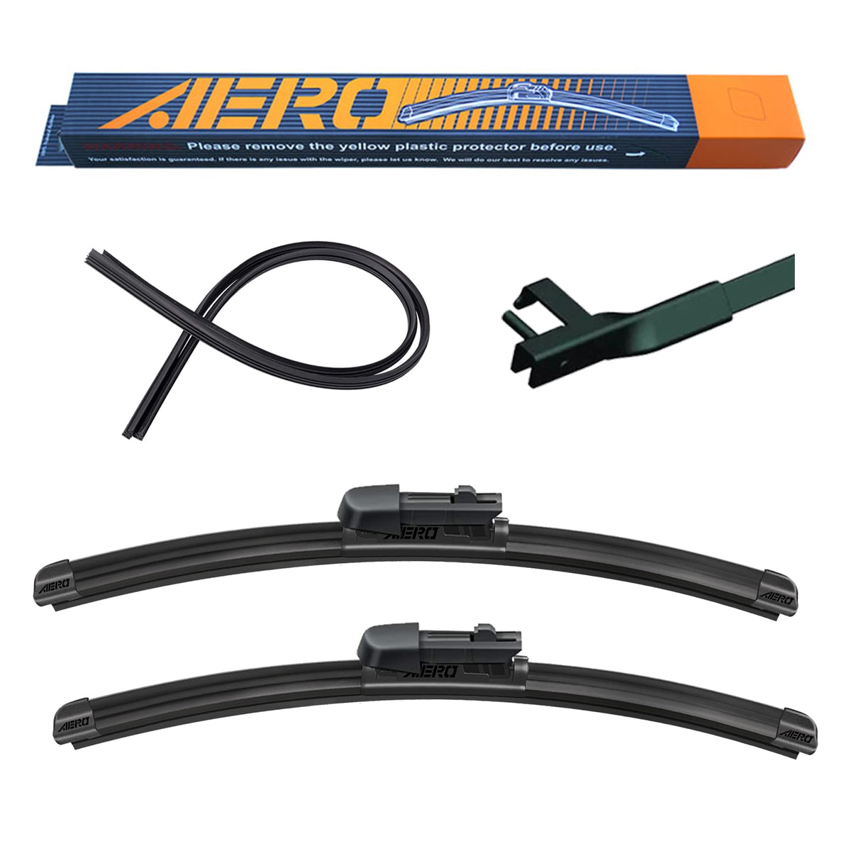 Aero Avenger 21''+21'' Premium Windshield Wiper Blades Oem Replacement For Audi Tt 2006-2004 (Set Of 2)
