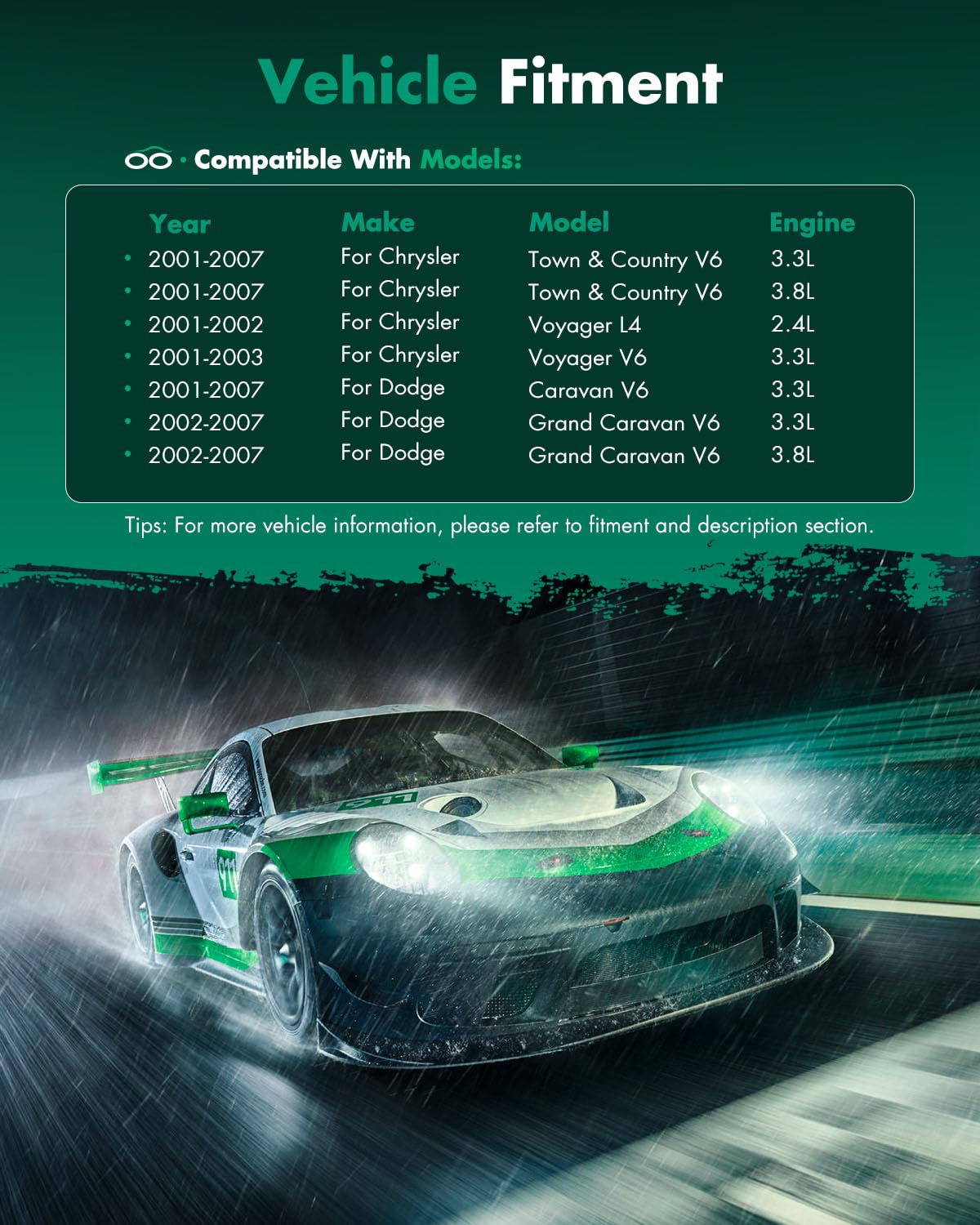 Scitoo Ac Compressor With Clutch 2000-2007 For Chrysler Town & Country For Voyager For Dodge Caravan For Grand Caravan For Plymo