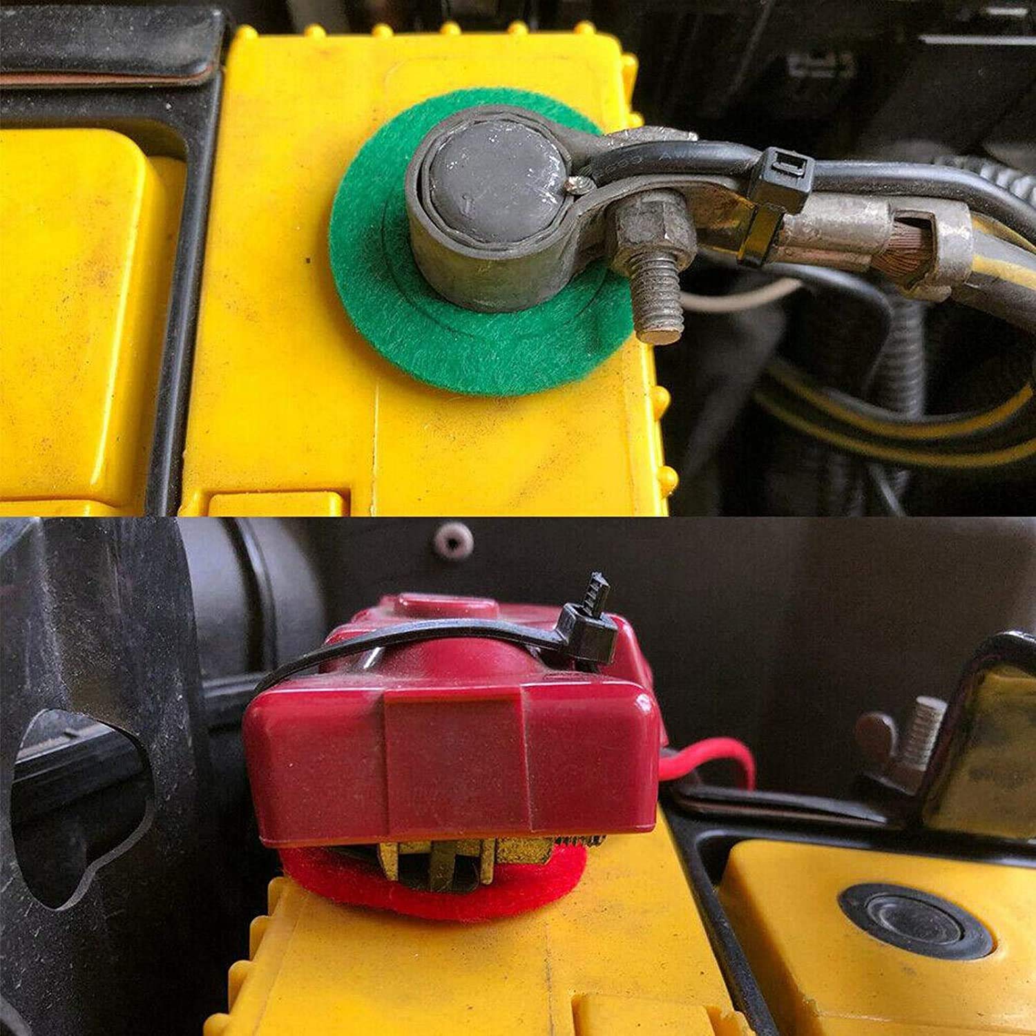 TKDMR Battery Terminal Anti Corrosion Washers Fiber - Battery washers Battery Terminal Protector Car Battery Corrosion preventio