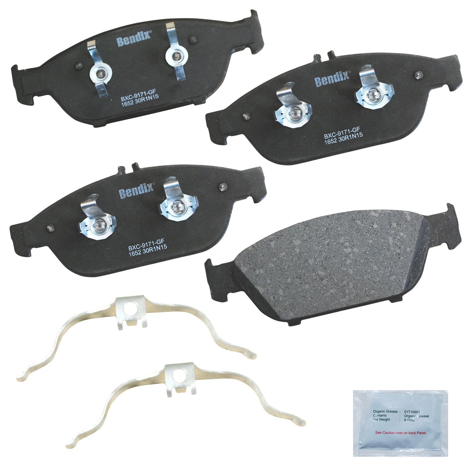 Bendix Priority1 Cfc1652 Ceramic Front Brake Pads For Mercedes-Benz E550 2014-2012