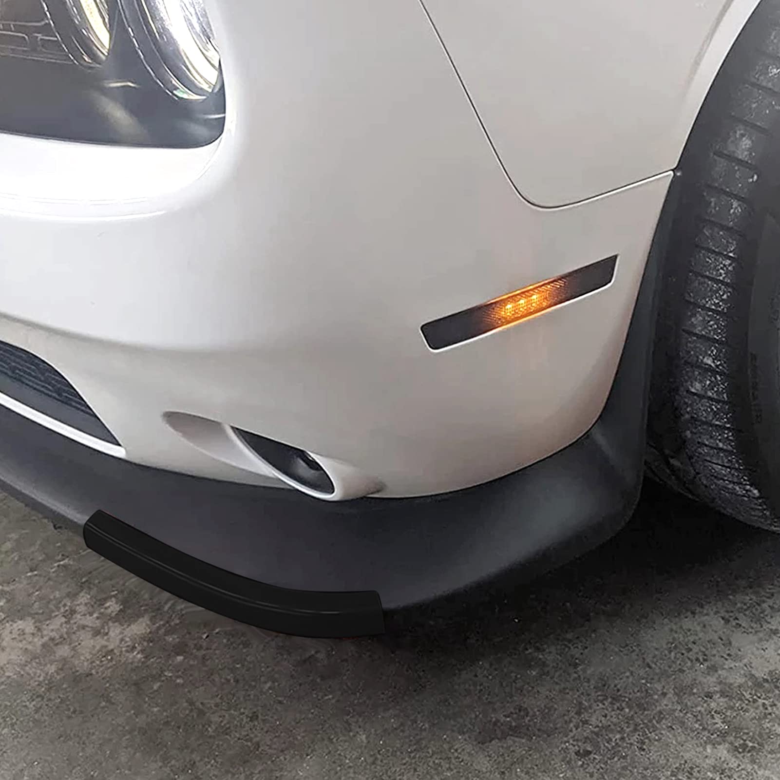 Voodonala Front Bumper Lip Splitter Protector Cover Replacement Part For 2015-2023 Dodge Challenger Scat Pack Gt Srt Plus,Not Fo