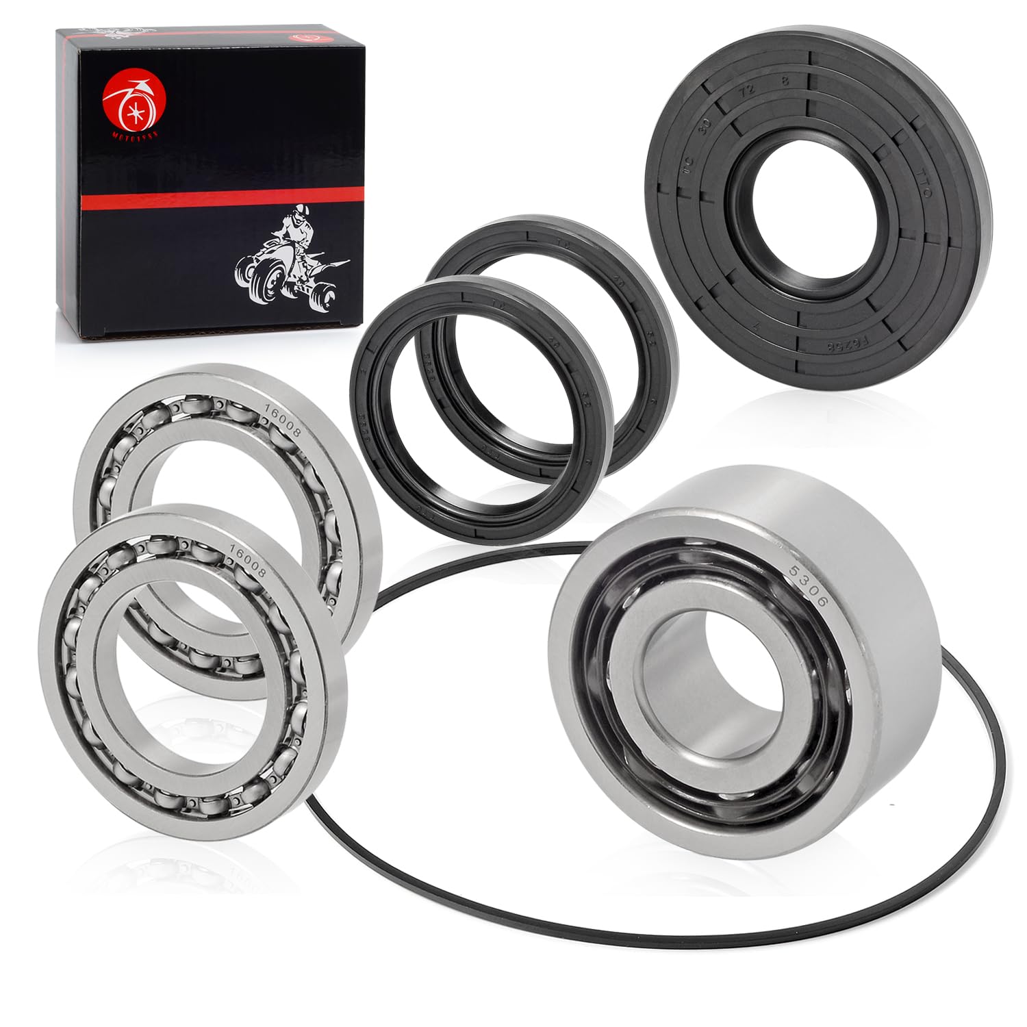 Front Differential Bearing & Seal KIT Compatible with Polaris RZR XP Turbo 1000 S 4 S4 2018 2019