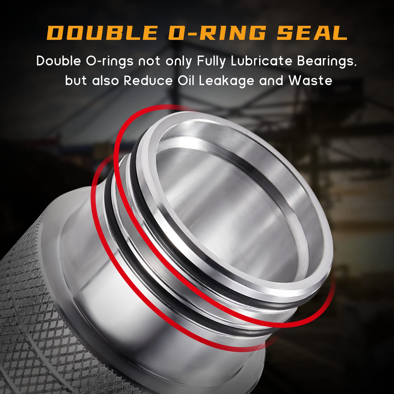 Quickwolf Maverick X3 Wheel Bearing Grease Tool, 39Mm X3 Wheel Bearing Grease Compatible For Can Am Maverick X3 & Max (2017-2023