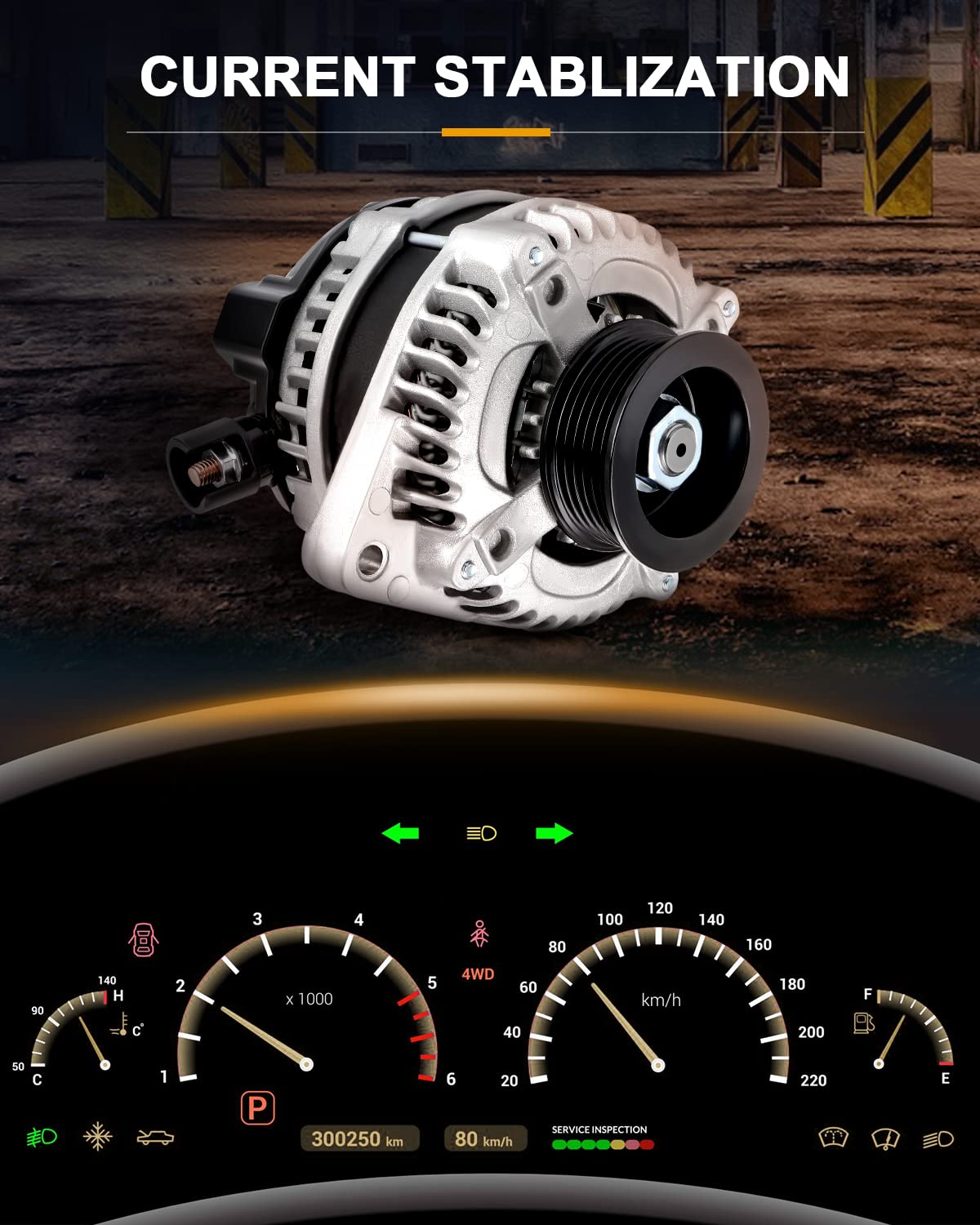 ROADFAR New Alternator Replacement for Honda Odyssey 2008-2010 for Acura TSX 2010-2014 for Acura TL 2009-2014 11391, 31100-RGW-A