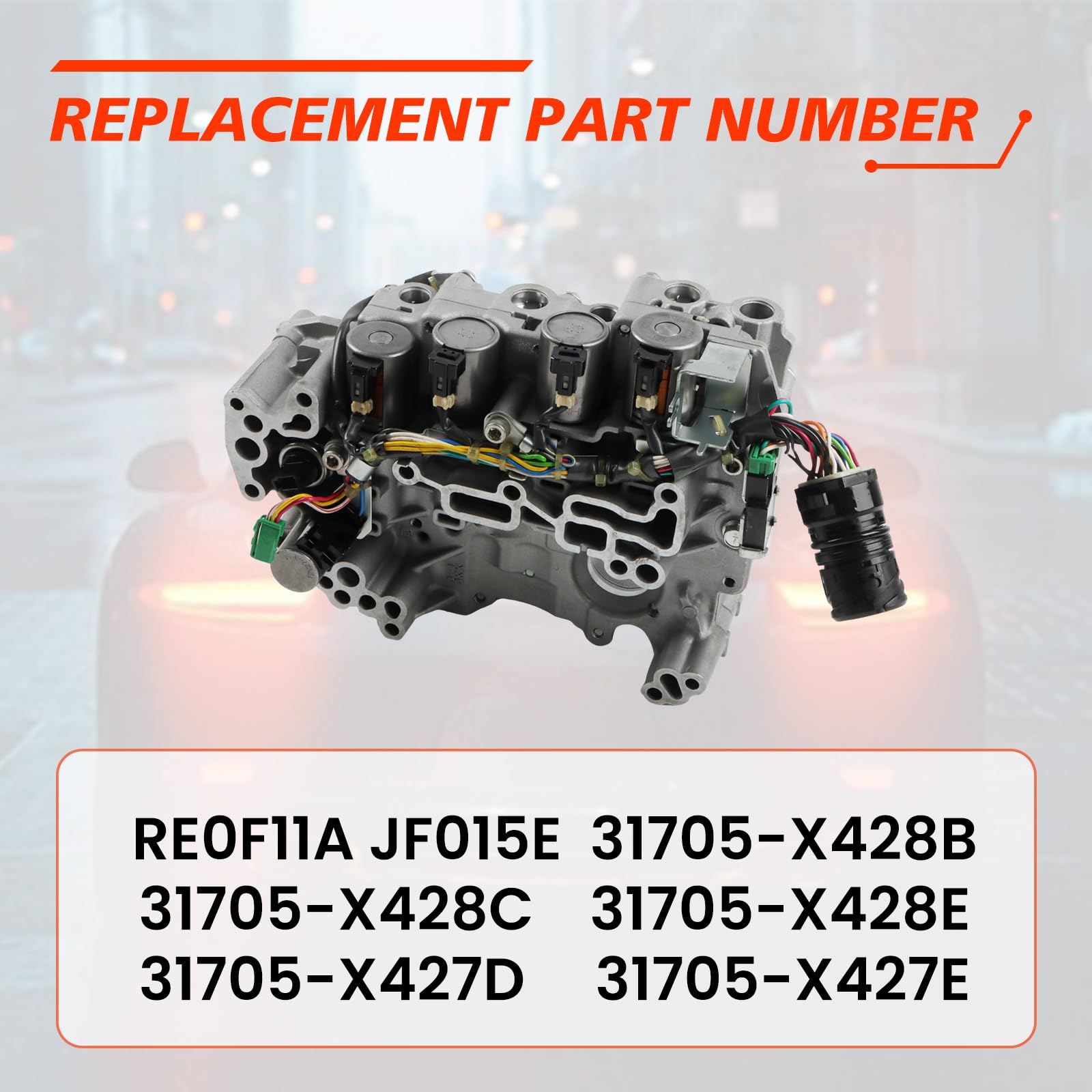 YDMON RE0F11A JF015E CVT Transmission Valve Body, Compatible with N-i-s-san Sentra 2013-2019 1.6L 1.8L, Automotive Transmission