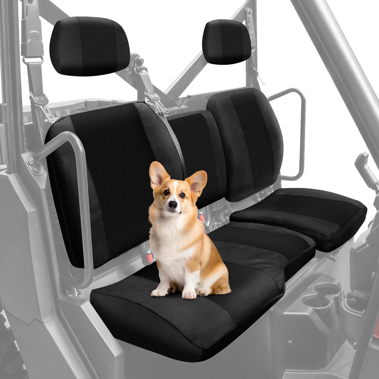 MDPROMCP Ranger XP 1000 Seat Cover, Split Back Ranger Seat Covers Compatible with 2018 2019 2020 2021 2022 2023 2024 2025 Polari