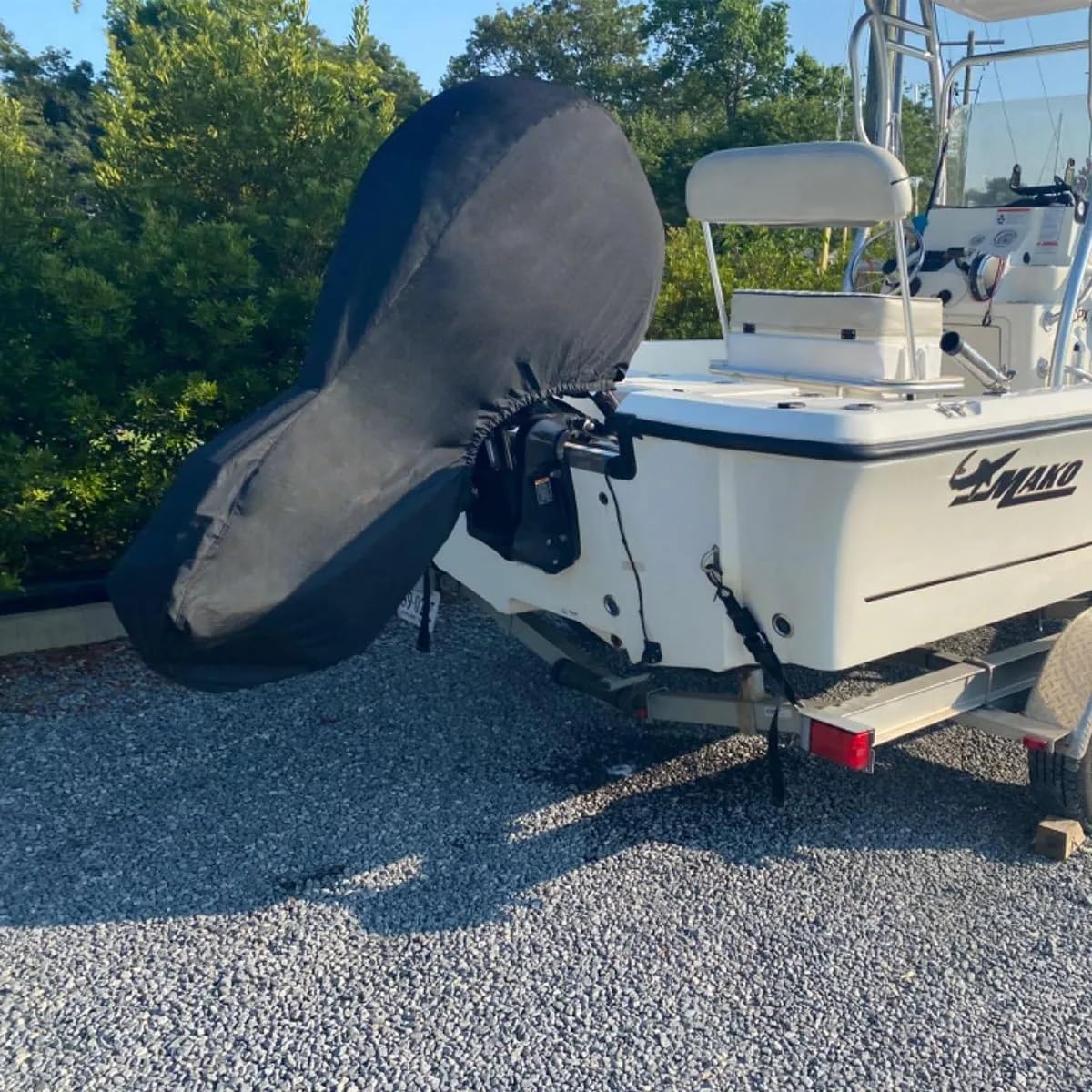 Oceansouth Custom Fit Full Covers For Mercury Outboard Engine (200-400Hp Verado 6Cyl 2.6L (From 2005 Up To 2021), Leg Length:30'