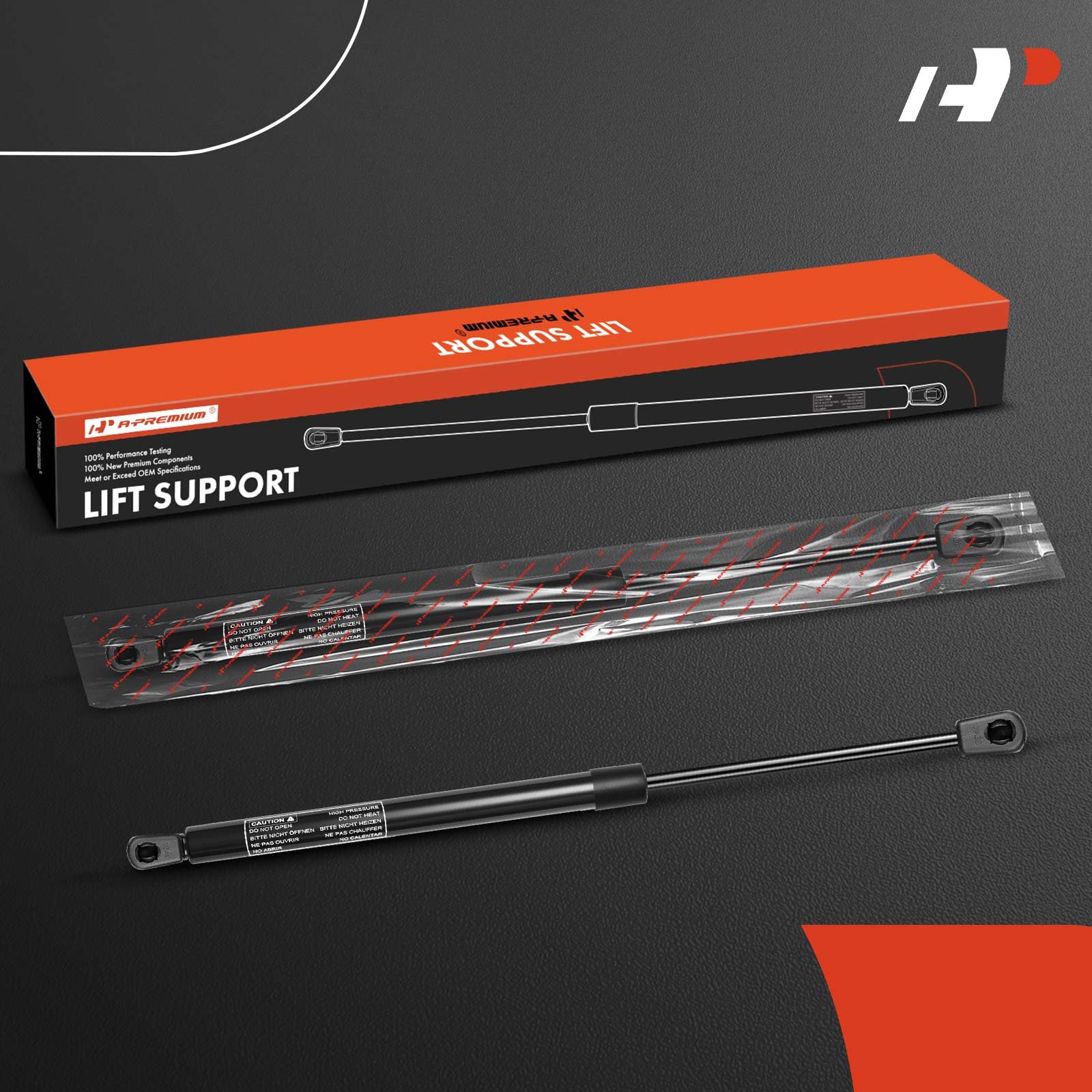 A-Premium Tailgate Hatch Liftgate Lift Supports Shock Struts Compatible With Hyundai Tucson 2005-2009 Sport Utility 2-Pc Set