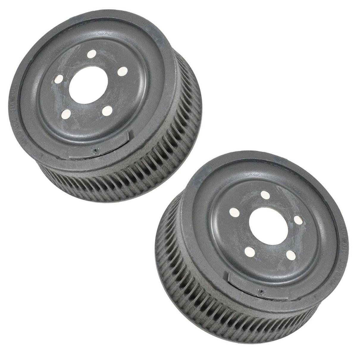 Trq Rear Brake Drum Pair Set For Dodge Grand Caravan Voyager