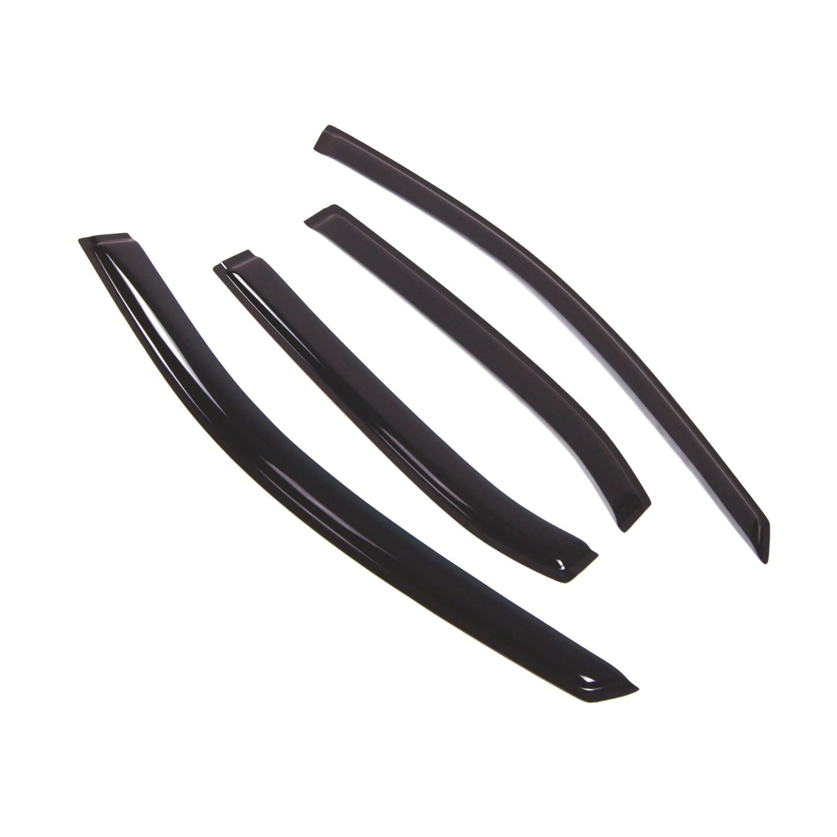 Tuningpros Outside Mount Window Vent Visors Rain Guards Compatible With Toyota Camry 2007-2011 | Side Window Wind Deflectors Rai