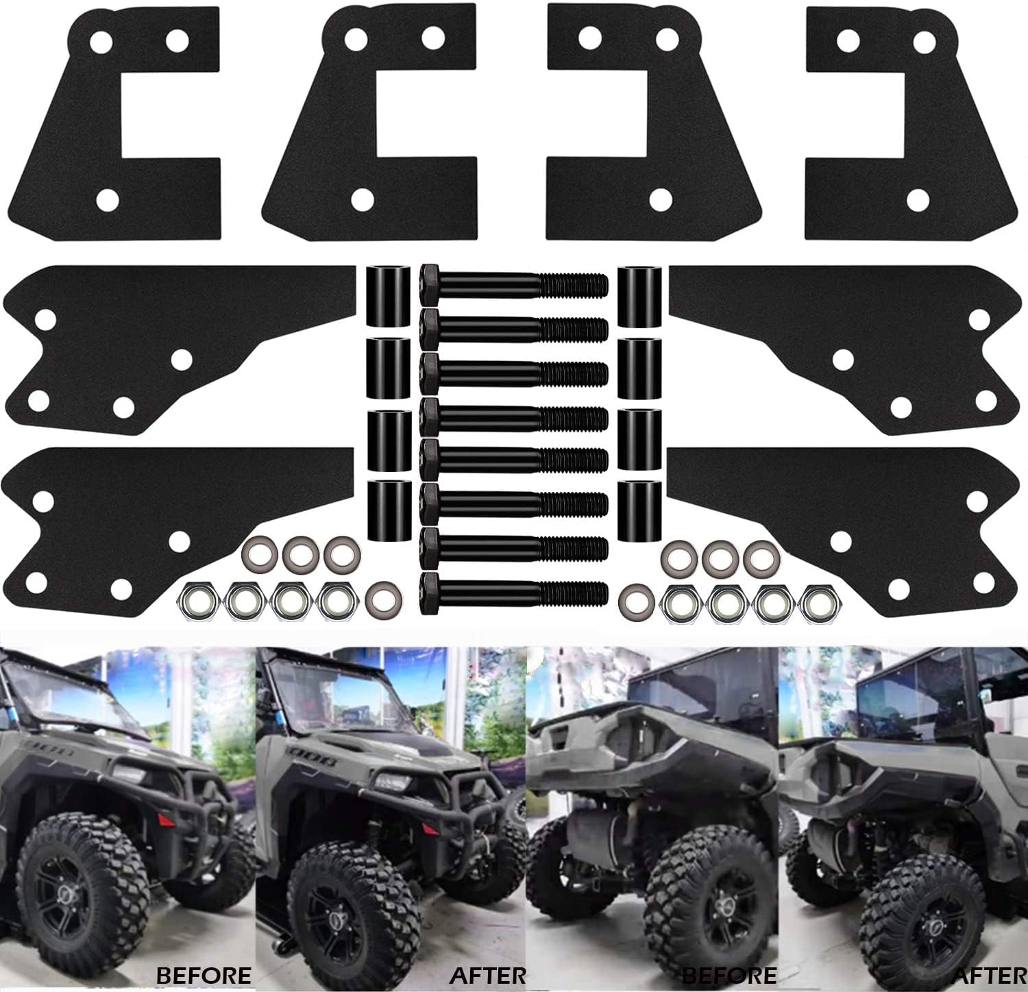 3'' Front & Rear Lift Kit UTV for Polaris Ranger 570/Fullsize 570 XP/XP 900/XP 900 CREW/XP 1000/XP 1000 CREW/1000 Diesel/1000 Di