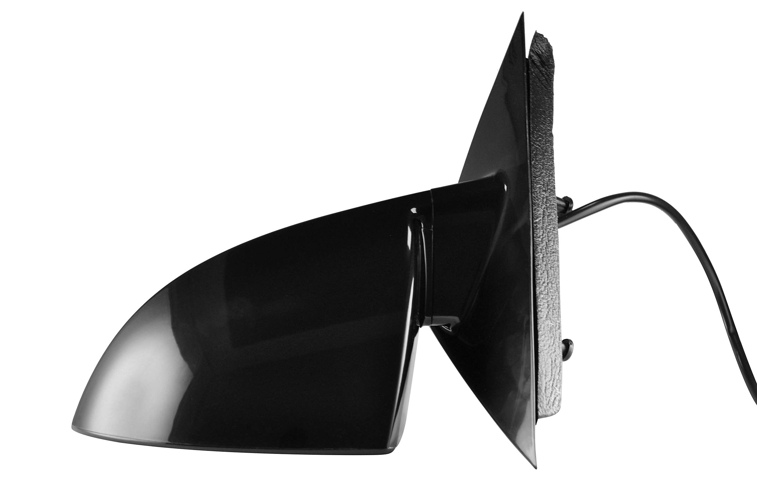 Dependable Direct Driver Side Unpainted Side View Mirror Replacement fits 2006-2013 Chevy Impala and fits 2014-2016 Chevy Impala Limited - Power-Operated Non-Heated Non-Folding Door Mirror - GM1320306