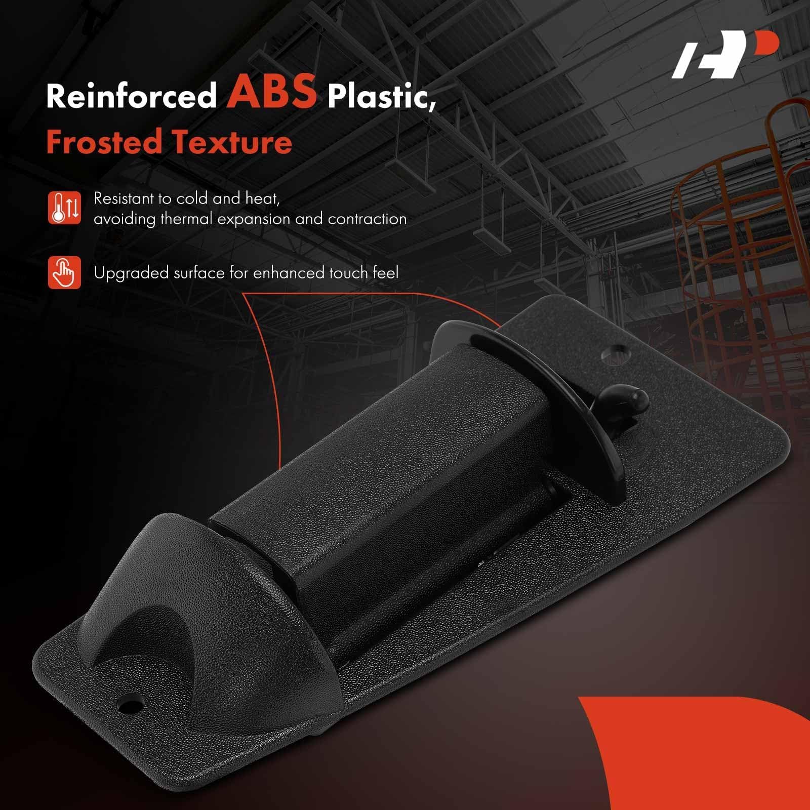 A-Premium Rear Passenger Side Exterior Door Handle Compatible with Chevy Silverado 1500 1999-2006, Silverado 2500 3500 & GMC Sie