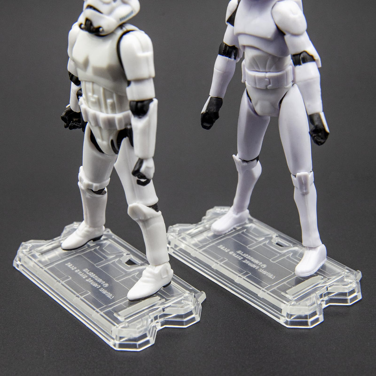 Nc Ebco 30 Pieces Action Figure Display Stands Clear Doll Model Support Stand For 3 75 Inch Action Figures  Transparent Action F