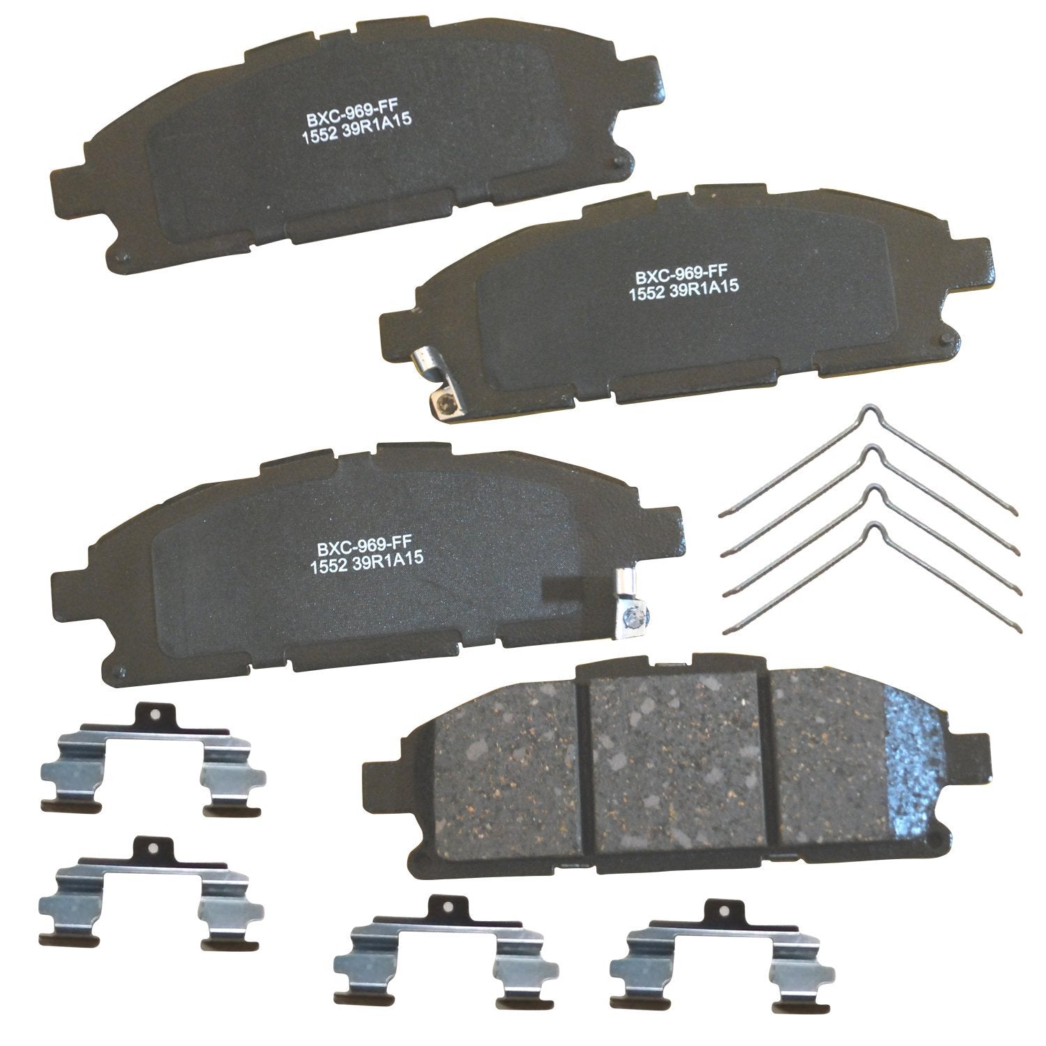 Bendix Premium Sbc1552 Ceramic Front Brake Pads For Nissan Quest 2017-2011