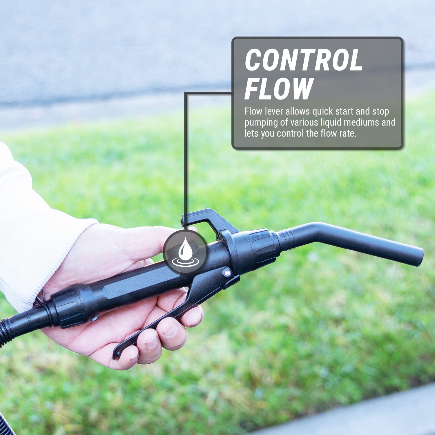 Tera Pump - Trep01-Txl-Ch Two (2) D Battery Powered Chemical Resistant Pump For Ethanol Methanol Def Brake Cleaner 2.1 Gpm Trans