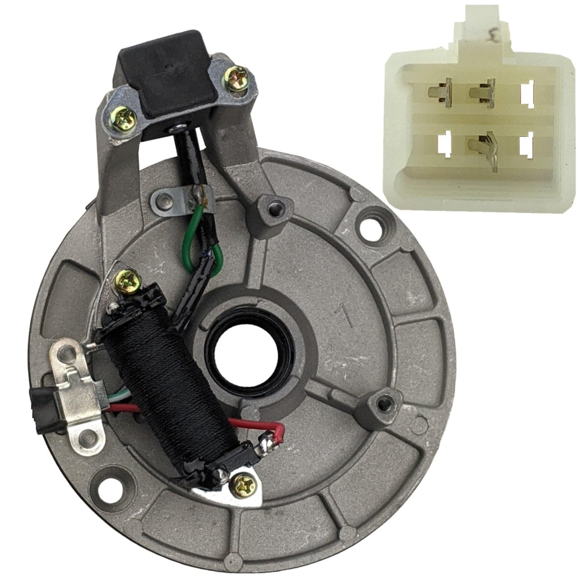 Redcap 1-Coil 3-Wire Stator Magneto For Db-007 Db-X5 Db-X7 Db-X18 Db25 Apollo Stomp Sdg Thumpstar Dirt Bike Pit Bike Compatible With Yx 140Cc Chinese Atv Go-Kart
