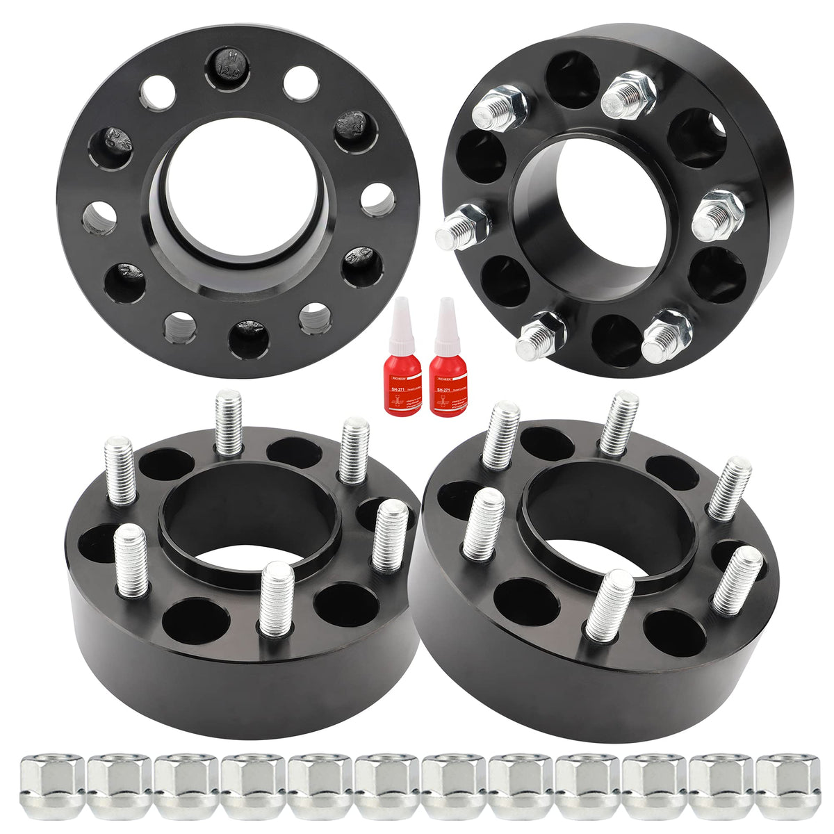 Richeer 6X135Mm Wheel Spacers For 2015-2022 F150 Expedition Navigator Lobo (Not Fit 05-14 Models), 1.5 Inches Forged 6X135 Hubce