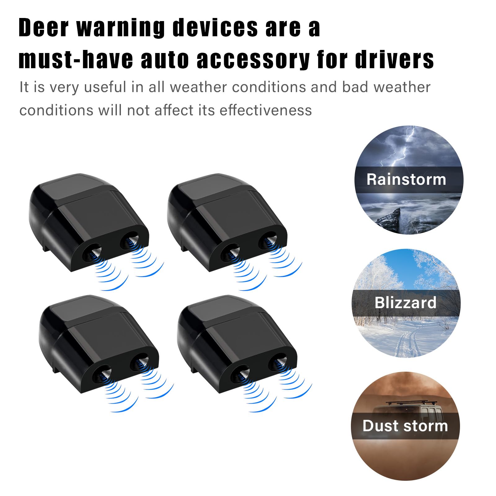 Ohleats 8Pcs Deer Whistles For Car, Automotive Save A Deer Whistles To Avoid Collisions, Vehicle Deer Warning Devices Horn Senso
