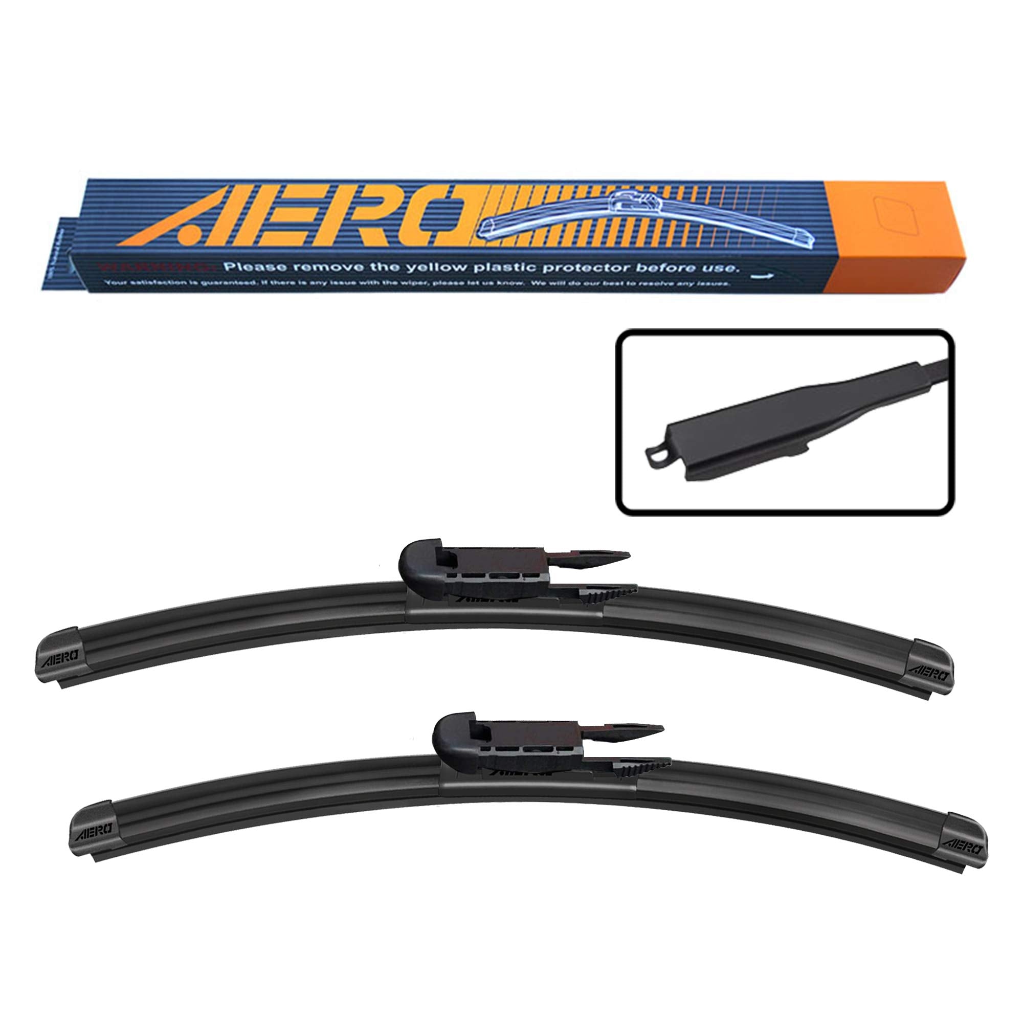 Aero Avenger 26''+15'' Premium All-Season Windshield Wiper Blades Oem Replacement For Pontiac G8 2009-2008 (Set Of 2)