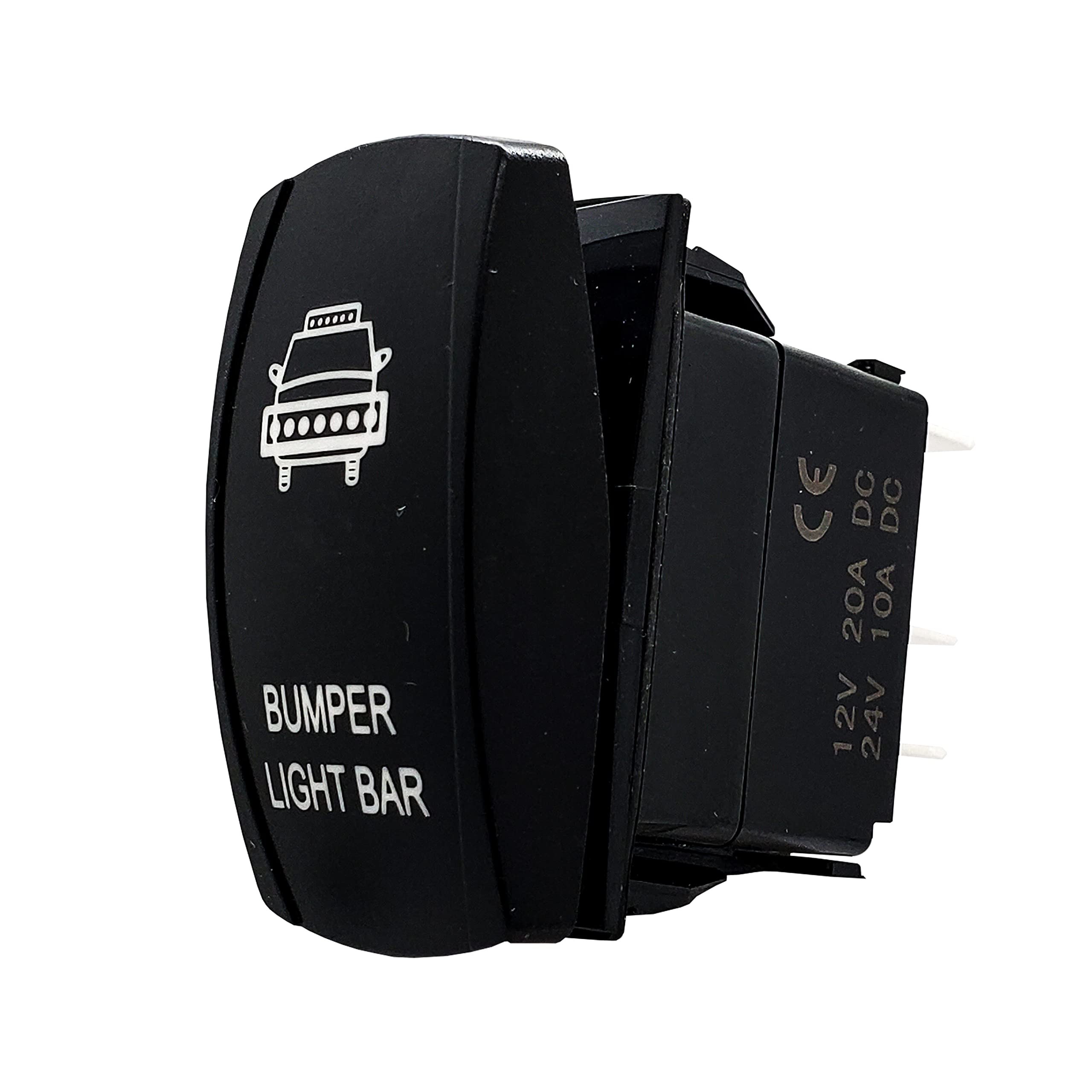 Bumper Light Bar Switch Oz-Usa Laser Blue Led Rocker On/Off Switch Utv Truck Polaris Rzr Xp 900 800 Dash