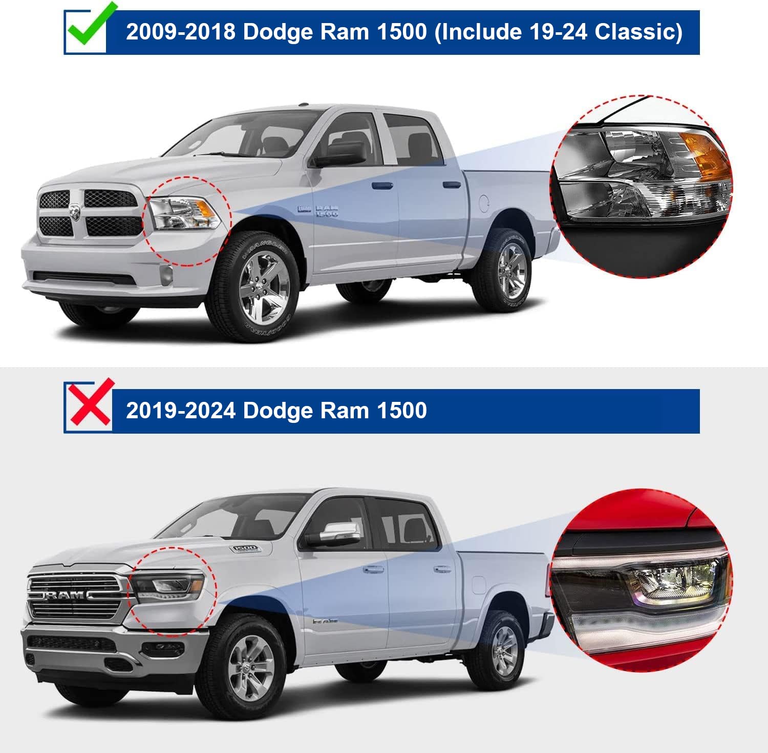 Othowe 3.5 Inches Oval Tube Bar Running Boards Compatible With 2009-2018 Dodge Ram 1500 Crew Cab, 2010-2024 Ram 2500 3500 Crew Cab. Dodge Side Steps And Carbon Steel Nerf Bars.