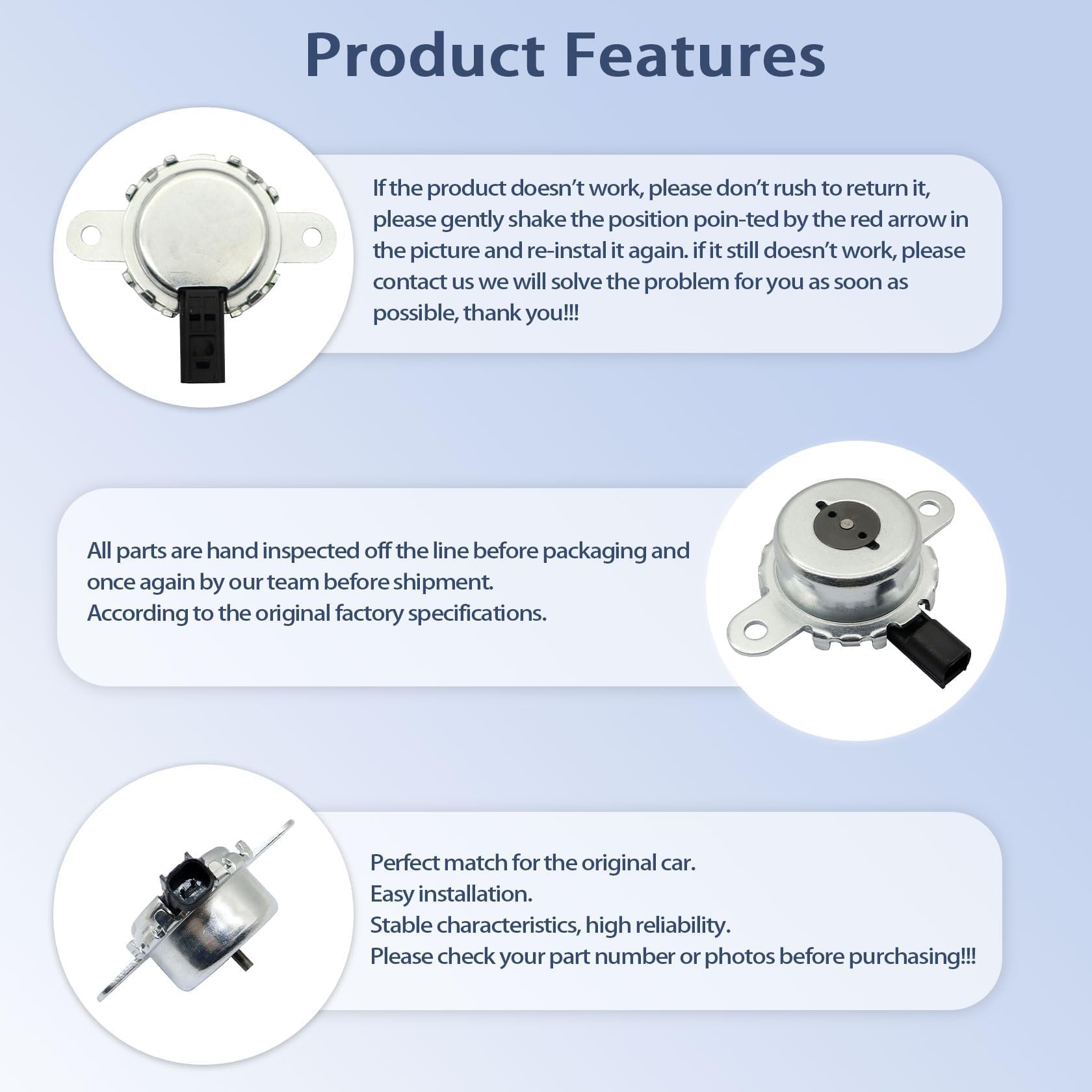 FZJDSD 10921AA220 Oil Control Valve Solenoid Engines VVT Variable Valve Timing Solenoid Compatible with Subaru BRZ Legacy Forest