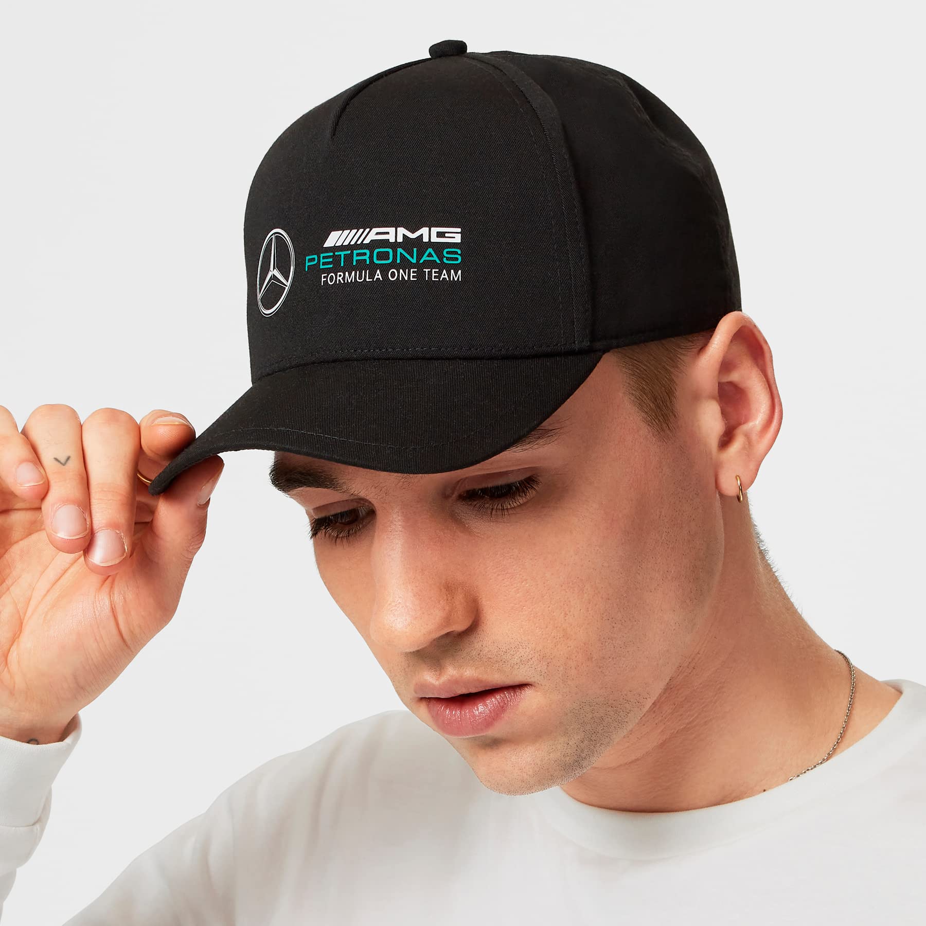 Mercedes Amg Petronas Formula One Team - Racer Hat - Black - Unisex - Size: One Size
