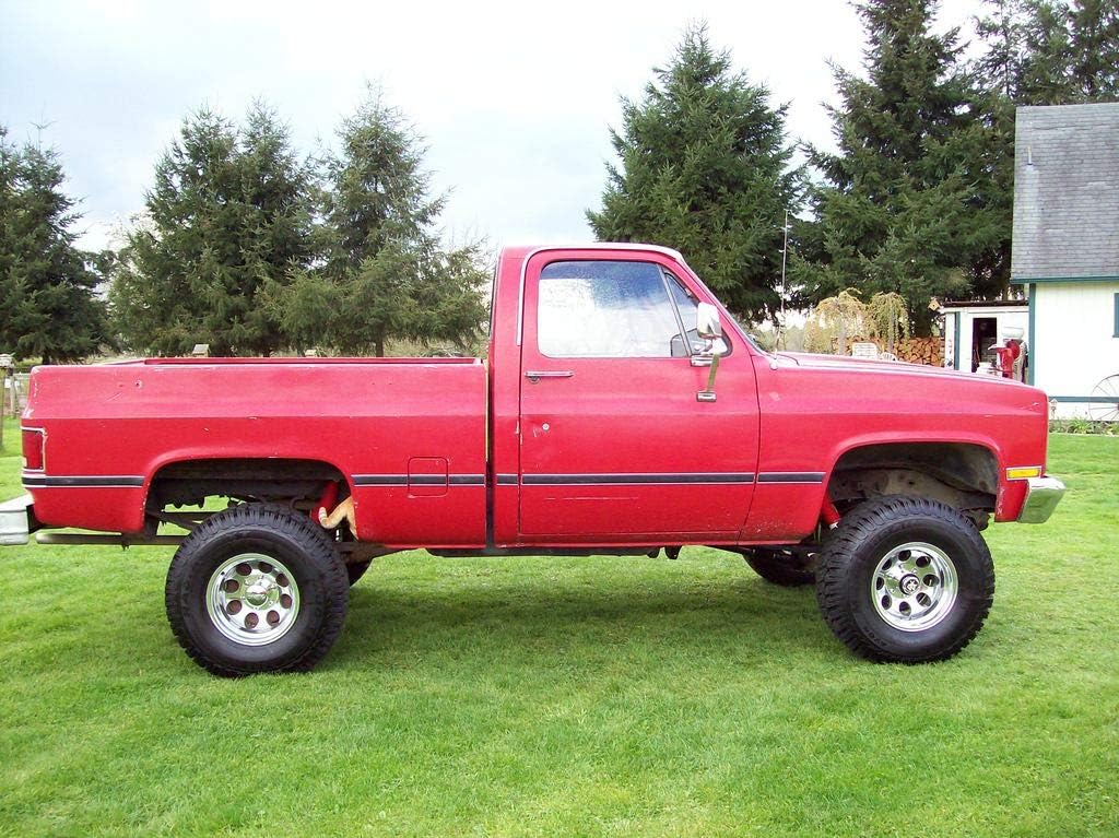 Automotive Authority 1973-1987 Chevy Gmc Black Side Body Trim Molding C10, C20, C30, K10, K20, K30, V10, Suburban, Custom Deluxe