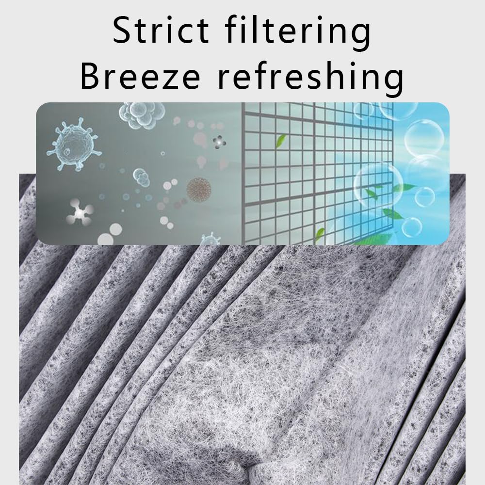 Lecctso Cabin Air Filter, Air Filter, Cabin Filter Includes Activated Carbon Replaces OEM #87139-26010, 87139-02090 Compatible w