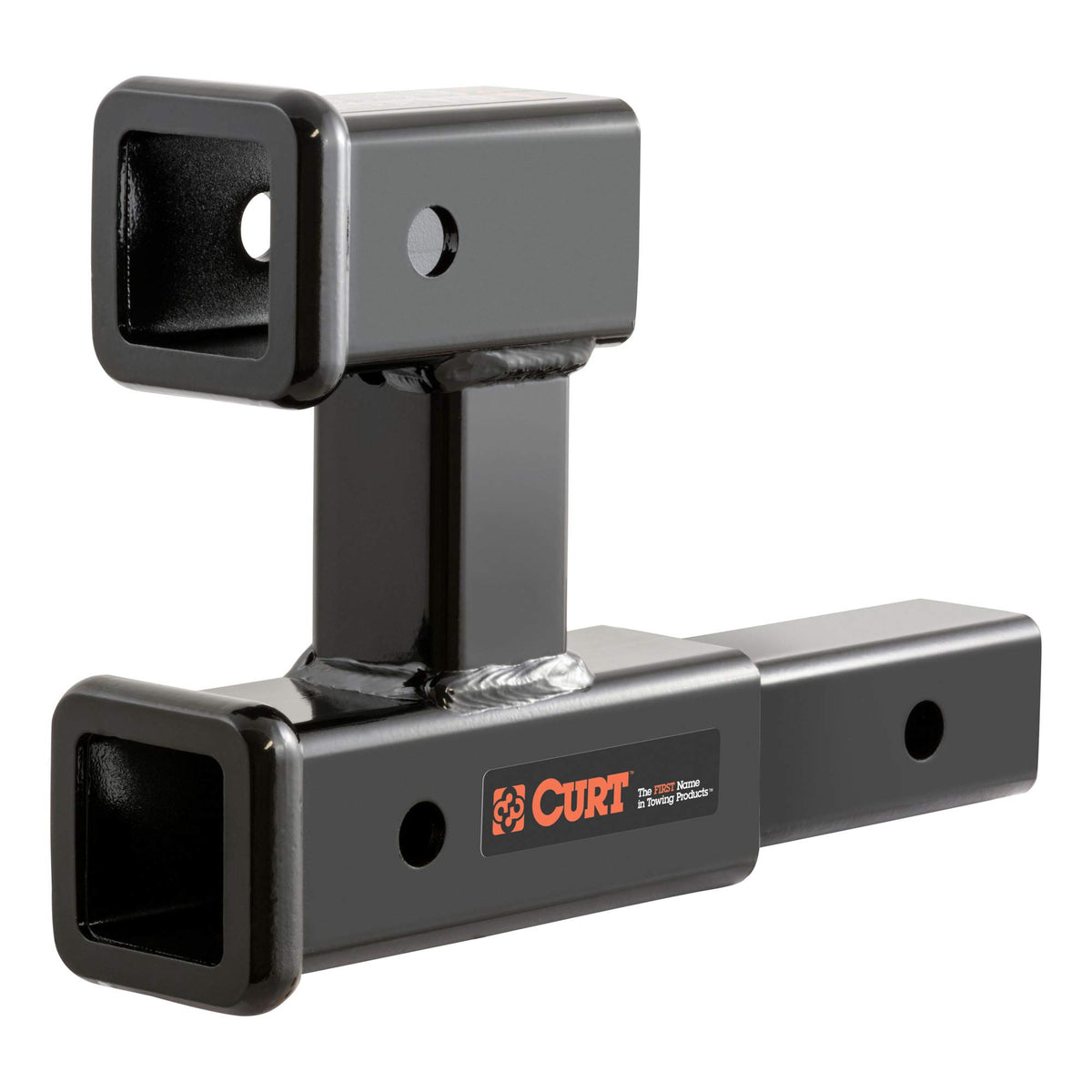 Curt 45792 Dual Receiver Trailer Hitch Ball Mount, 2-Inch, 3,500 Lbs