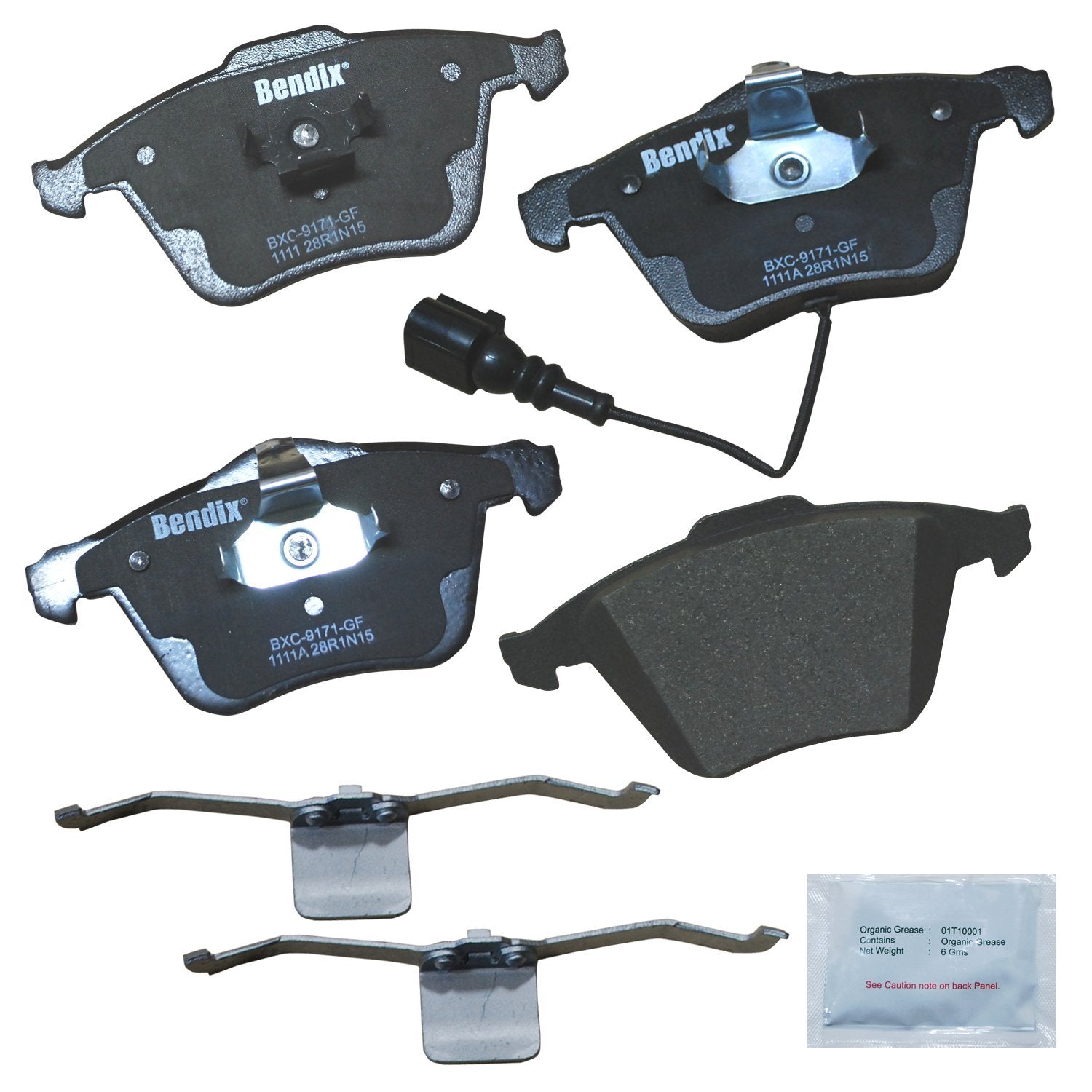 Bendix Priority1 Cfc1111A Ceramic Front Brake Pads For Volkswagen Cc 2012-2009, Passat 2008-2006, Passat 2010, R32 2008