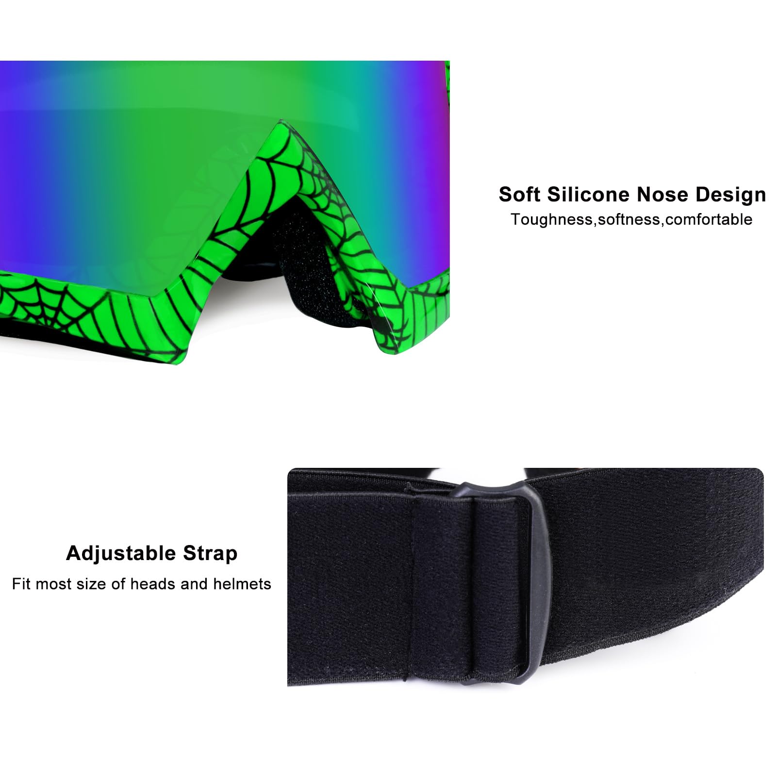 Zukmi Dirt Bike Goggles Atv Goggles Motocross Goggles Motorcycle Goggles Mx Off Road Goggles For Men Women Adult Youth Riding Ra