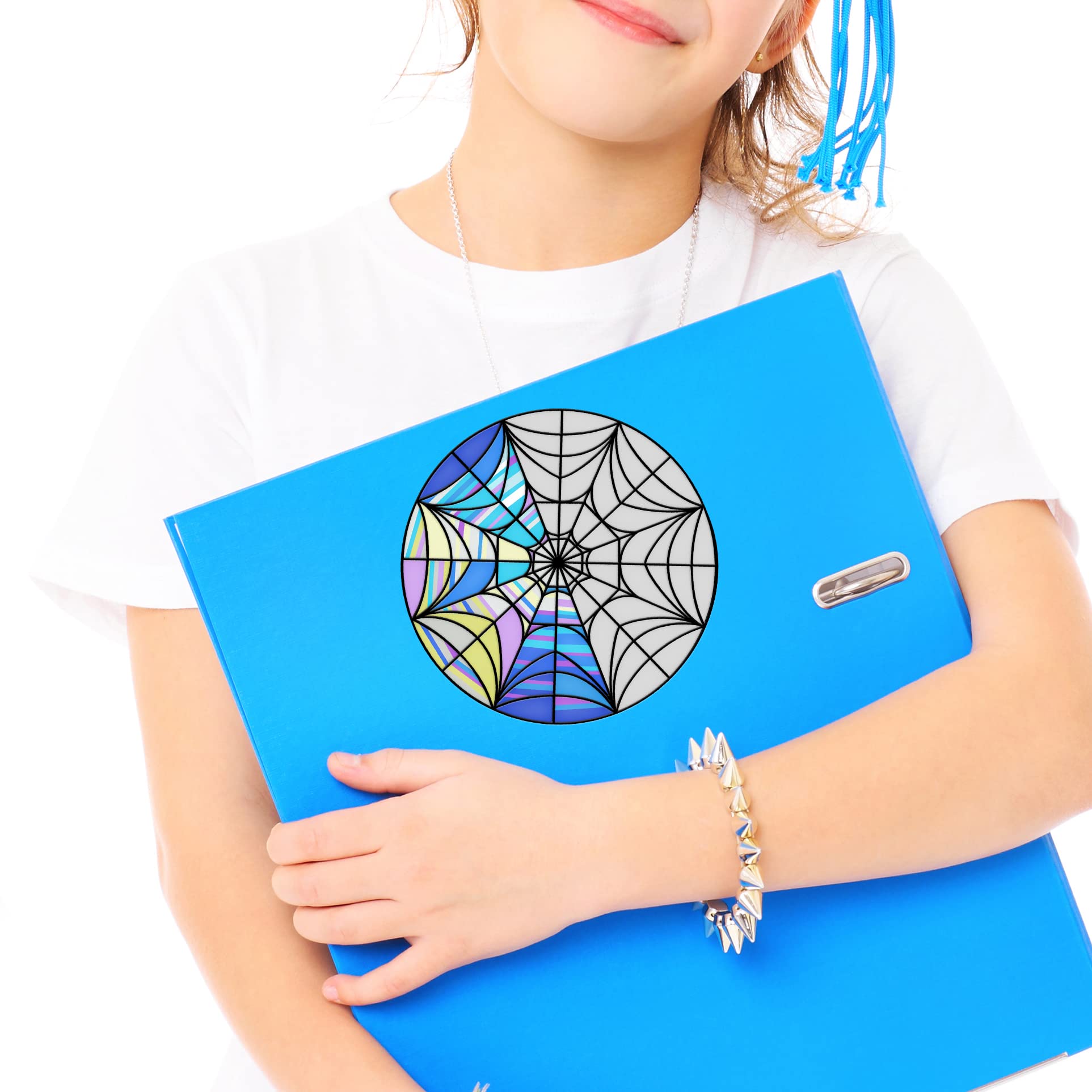 Wednesday Addams Window Sticker Decal Notebook Car Laptop 5.5X5.5 (Color)