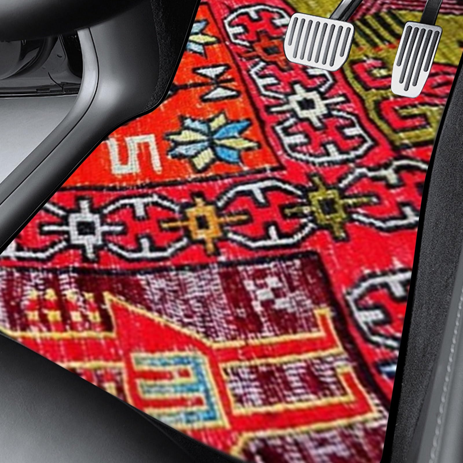 EOHMAK Car Floor Mats Non-Slip Automotive Floor Mats All-Weather Front Rear Car Floor Foot Mat Sets of 4 Pieces Foot Mats Rugs C