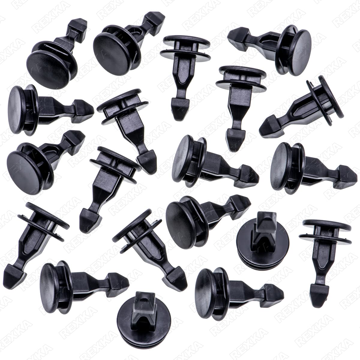 Rexka 20Pcs Striker Engine Cover Retainer Clip Compatible With Honda 91547-Tz5-A02 Honda Odyssey, Pilot & Ridgeline Acura Mdx, Rdx & Tlx 91547Tz5A02