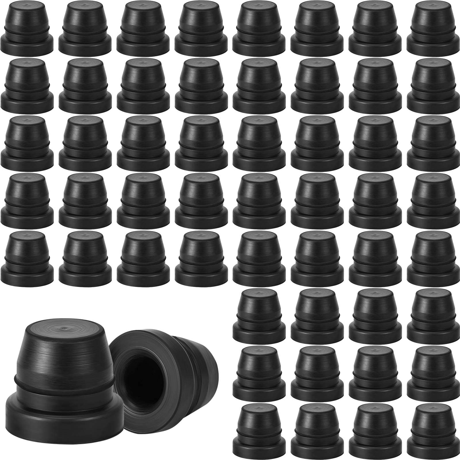 60 Pieces Brake Bleeder Screw Cap Grease Fitting Cap Rubber Dust Cover For Cars And Motorcycles