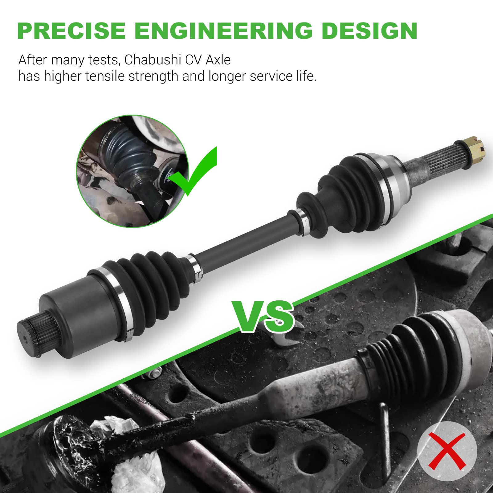 Rear Left Right Cv Axle Shaft For Polaris Sportman 400 450 500 570 700 800, For Sportman Forest 500 2011 2012 2013, Hawkeye 2X4