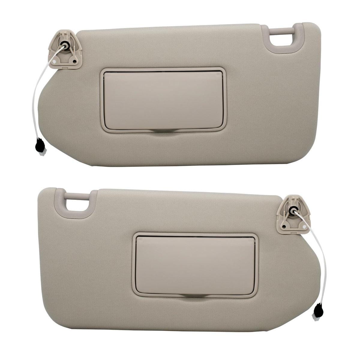 Nhiles Left Driver Side & Right Passenger Sun Visor With Lamp & Mirror For 2013-2020 Nissan Pathfinder 2014-2020 Infiniti Qx60 A