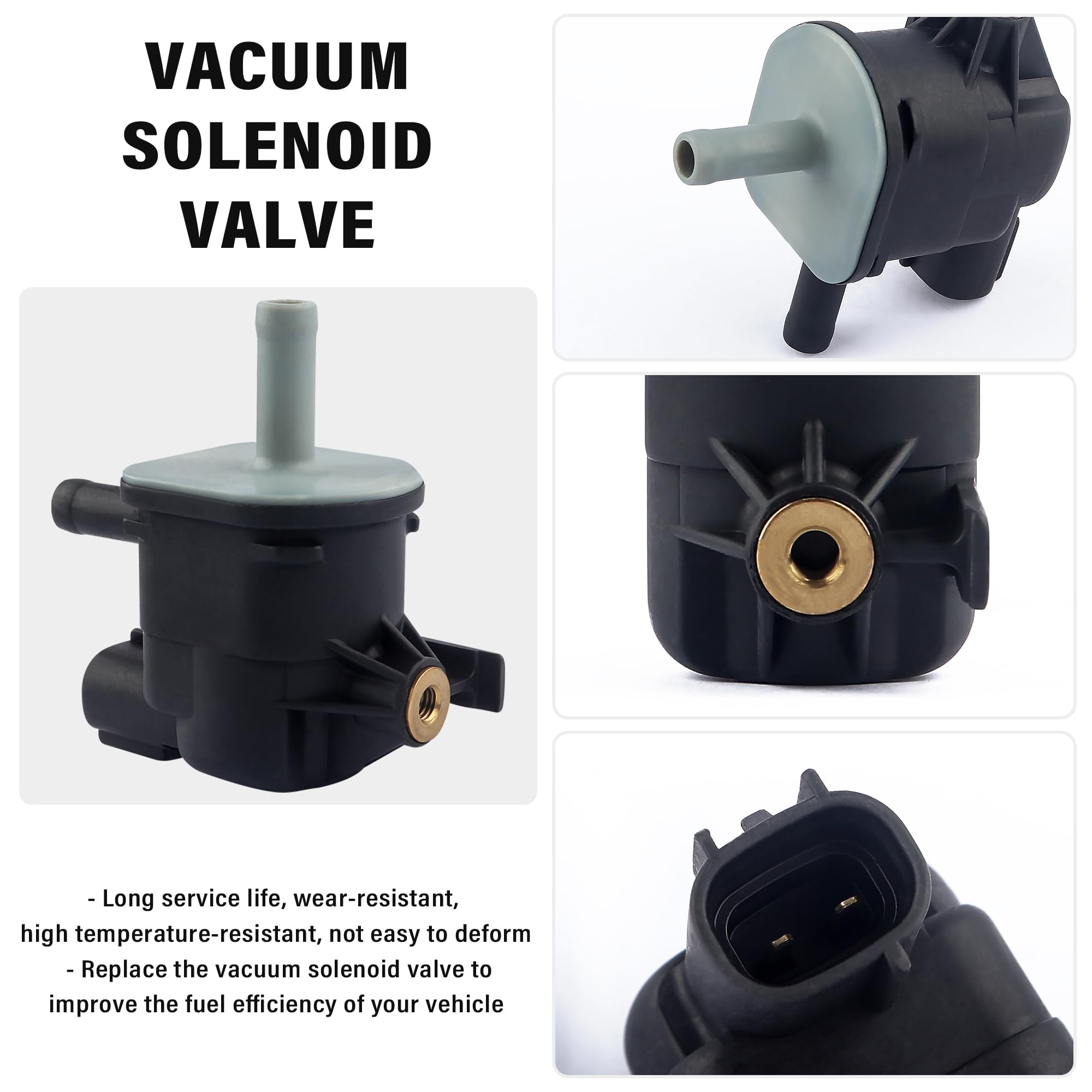 Car Vacuum Purge Valve Solenoid,Automotive Replacement Purge Valves OEM#90910-12276,Compatible with Scion Mazda Lexus Pontiac To