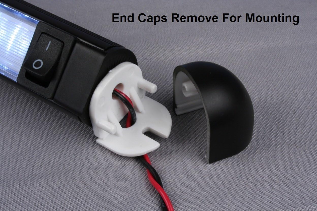 Led Bar Light - Pivoting, Water Proof, 18'' Lamp, 12 Volt Dc Led Courtesy Convenience Lamp, 18'' With On/Off Switch