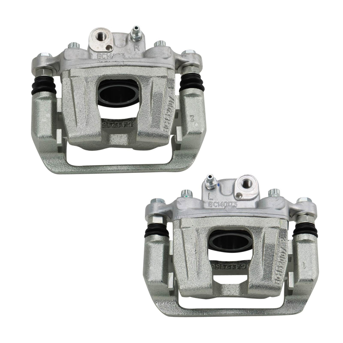 Trq Rear Brake Caliper Set Compatible With 2017 Genesis G80 2010-2016 Hyundai 2016 Kia K900